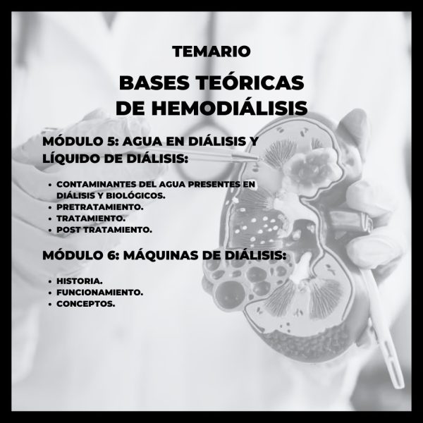 Diplomado Bases Teóricas de la Hemodiálisis - Imagen 4