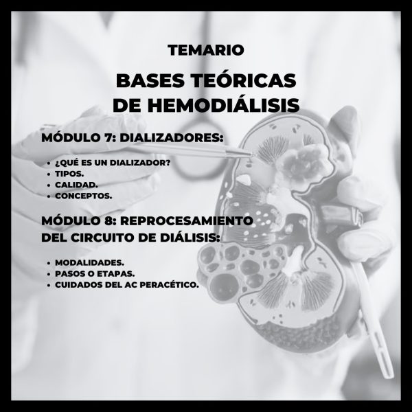 Diplomado Bases Teóricas de la Hemodiálisis - Imagen 5