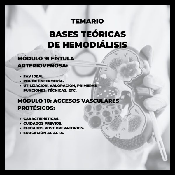 Diplomado Bases Teóricas de la Hemodiálisis - Imagen 6