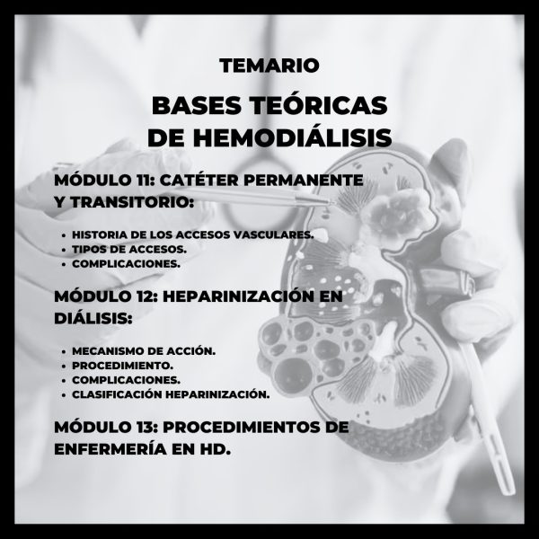 Diplomado Bases Teóricas de la Hemodiálisis - Imagen 7